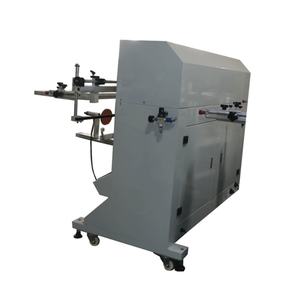 Machine d'impression sérigraphique automatique PLC pour fûts de vernis, seau cylindrique, réglage facile, état neuf, imprimante sérigraphique à moteur - Product Image 5