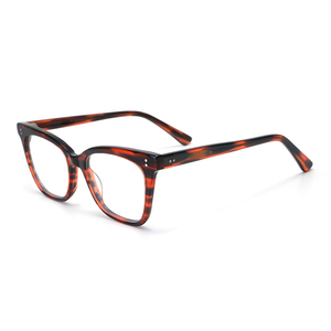 Gafas cuadradas <span class=keywords><strong>Retro</strong></span> Para hombre y mujer, anteojos con montura, gafas ópticas de acetato para ordenador - Product Image 2