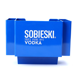 Promoción 3 compartimentos logotipo personalizado ABS servilletero barra de plástico Caddy soporte de papel tisú de paja - Product Image 3
