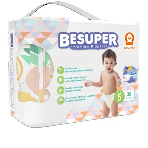 Besuper中国顶级质量11年制造商多彩可爱设计PatenredT婴儿尿布OEM/ODM