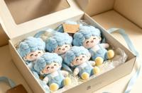 Peluche personnalisée Kawaii, personnage de dessin animé doux pour l'affichage en magasin, OEM ODM
