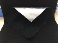 Tapis résistant à la flamme non tissé/feutre en fibre de carbone à isolation thermique pour vêtements/vêtements/gants/vestes de tapis FR
