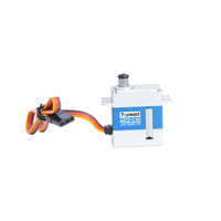 Servomoteur RC sans noyau en acier trempé 7.4V 4kg, boîtier métallique, capteur magnétique, 140 degrés, 0.09s PWM pour bras robotique et crawler 1/10