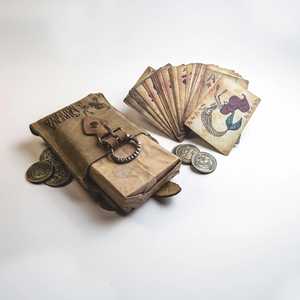 Cartes de poker personnalisables OEM ODM sur le thème des <span class=keywords><strong>pirates</strong></span> sirènes (en papier) pour LARP, Ren Faire et Cosplay aux États-Unis - Product Image 2