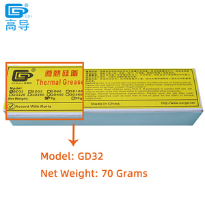 จาระบีนำความร้อน GD32 สำหรับระบายความร้อน 1.0W น้ำหนักสุทธิ <span class=keywords><strong>70</strong></span> กรัม บรรจุภัณฑ์แบบหลอด สีขาว สำหรับ LED และ CPU - Product Image 2