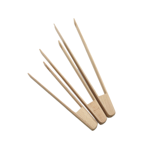 Ustensile de service alimentaire <span class=keywords><strong>en</strong></span> <span class=keywords><strong>bois</strong></span> personnalisé-<span class=keywords><strong>Mini</strong></span> pince à pain plat pour la cuisine BBQ Pince à épiler multi-usage <span class=keywords><strong>Mini</strong></span> pince à pain plat pour la cuisine - Product Image 4