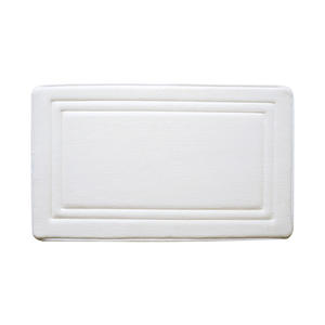 Alfombra de baño rectangular de fibra de poliéster absorbente y antideslizante para el suelo del baño - Product Image 2