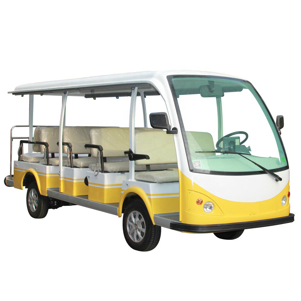 Китайский new14-seater Электрический экскурсионный электромобиль гольф-кары большой закрытый маршрутный автобус сезонная автомобиля
