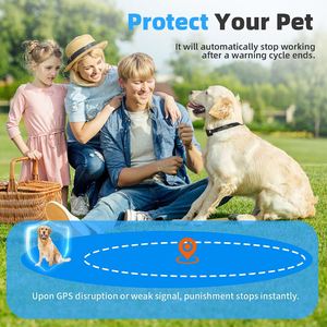 Upgraded Smart IPX7 Waterproof Rechargeable 33-1999 Yards Pet Containment Dog Perimeter <b>Collar</b> - Product Image 6