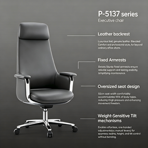 Nouvelle chaise de <span class=keywords><strong>bureau</strong></span> pivotante à dossier haut Mobilier commercial Chaise de <span class=keywords><strong>bureau</strong></span> Chaise de direction en cuir de <span class=keywords><strong>bureau</strong></span> de luxe - Product Image 2