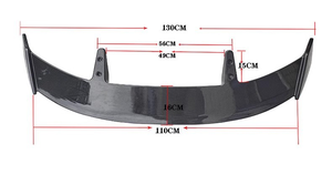 Aileron arrière universel pour hayon <span class=keywords><strong>de</strong></span> voiture, aileron <span class=keywords><strong>de</strong></span> <span class=keywords><strong>coffre</strong></span> en fibre <span class=keywords><strong>de</strong></span> carbone/noir brillant pour 90% des hayons <span class=keywords><strong>de</strong></span> SUV, modification du <span class=keywords><strong>coffre</strong></span> <span class=keywords><strong>de</strong></span> <span class=keywords><strong>toit</strong></span> - Product Image 4