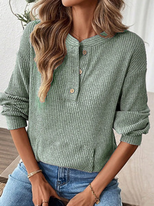 Suéter de Punto Largo Informal de Alta Calidad para Mujer, Suéter de Invierno Calado, Suéter Personalizado con Cuello Redondo - Product Image 2