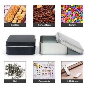 Tùy Chỉnh vuông hộp thiếc bao bì Kẹo Trà Quà Tặng sô cô la kim loại <span class=keywords><strong>tin</strong></span> trường hợp - Product Image 5