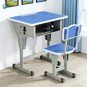 Venta al por mayor <span class=keywords><strong>de</strong></span> fábrica, altura ajustable, Aula individual, escritorios escolares usados baratos a la venta, <span class=keywords><strong>escritorio</strong></span> y silla escolar, muebles escolares - Product Image 3