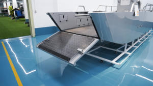 Bateau de débarquement de luxe en aluminium de 21 pieds avec <span class=keywords><strong>support</strong></span> de protection pour <span class=keywords><strong>moteur</strong></span> <span class=keywords><strong>hors</strong></span>-<span class=keywords><strong>bord</strong></span> pour le tourisme - Product Image 3