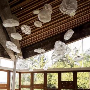 Contemporary Modern Design Hand Blown Glass Cloud LED Pendant Lamp Small Hanging Light Home Decor Room Ceiling Stair <strong>Chandelier</strong> - Product Image 3