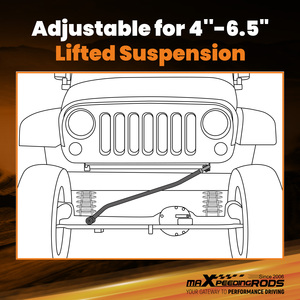 Barra estabilizadora delantera ajustable antivibración de fábrica MaXpeedingrods para <span class=keywords><strong>Jeep</strong></span> <span class=keywords><strong>CHEROKEE</strong></span> <span class=keywords><strong>XJ</strong></span> 2WD/4WD, 1984-2001 - Product Image 5