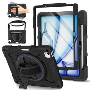 Rugged chống sốc bảo vệ Bìa trường hợp đối với <span class=keywords><strong>iPad</strong></span> Pro 11 2024 Trường hợp với chủ cho trẻ em Tablet trường hợp đối với <span class=keywords><strong>iPad</strong></span> 11 inch M4 2024 - Product Image 1
