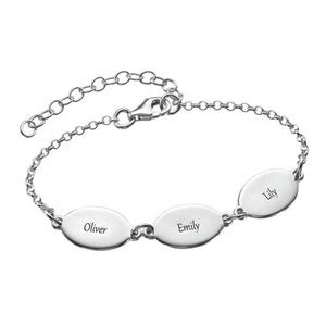 Cadeau personnalisé délicat <span class=keywords><strong>Bracelet</strong></span> Initial pour femmes cadeau de remise de diplôme pour meilleur ami nom de famille pour son cadeau fait à la main - Product Image 1
