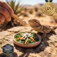 Poudre de calcium D3-Free haute pureté pour reptiles - Supplément essentiel pour la santé osseuse des lézards et des tortues - Marquage privé OEM