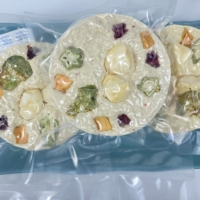 Pizza lyophilisée aux coquilles Saint-Jacques et brocoli, enrichie en fibres, vitamines et protéines, pour animaux à stomac sensible, prix de gros