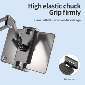 Giá đỡ điện thoại có thể điều chỉnh chiều cao, giá đỡ tay lười đa năng có thể kéo dài cho máy tính bảng và thiết bị di động từ 4-12,9 inch - Product Image 3