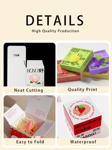 Thiết Kế Mới Thực Phẩm Tông Ice Cream Lạnh Bao Bì Thực Phẩm Tủ Đông Hộp Giấy Hiển Thị Hộp Cho Quà Tặng - Product Image 5