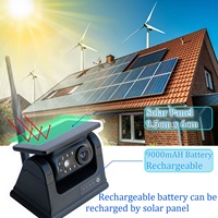 Kamera Mundur Nirkabel Terlaris IPoster, Baterai Isi Ulang Tenaga Surya 1080P, Basis Magnetik, Aplikasi WIFI, Kamera Tenaga Surya