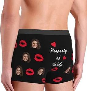 Wholesale Custom Face Underwear Personalized Print Boxer Briefs With Photo <strong>for</strong> <strong>Husband</strong> <strong>Valentines</strong> <strong>Day</strong> <strong>Gifts</strong> - Product Image 5