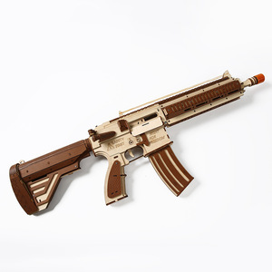 Kit de Modelo de Rifle de <span class=keywords><strong>Asalto</strong></span> de Madera 3D, Rompecabezas de Corte Láser DIY, Decoración, Regalo para Niños y Adultos, Adorno para el Hogar, Oficina o Escritorio, Juguete No Funcional - Product Image 2