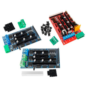 JEO RAMPS 1,4 1,5 1,6 MKS GEN Board A4988 <span class=keywords><strong>DRV8825</strong></span> Controlador de <span class=keywords><strong>motor</strong></span> paso a paso con disipador de calor Módulo controlador de piezas de impresora 3D - Product Image 1
