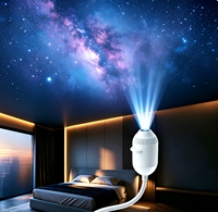 Mini Proyector de Luz Nocturna con Forma de Estrella, Alimentado por USB, Ajustable, para Dormitorio, Techo, Galaxia, Cielo, Decoración Ambiental, Lámpara para Niños, Fiesta, Hogar, Regalo