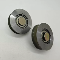 Rouleau de porte suspendu pour ascenseur Hyundai 56*14 avec roulement 6201 à gorge ronde, pièces de rechange pour ascenseur