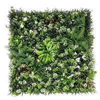 Panneaux de haies artificielles UV pour extérieur et intérieur, imitation feuillage, mousse, lierre, plantes murales