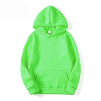 Erkek Düz Renk Sweatshirt Spor Günlük Polar Kalınlaştırılmış Sonbahar Kış Modası Gençlik Kampüs Kapüşonlu Cepli