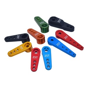 Nouveau bras de servo simple en aluminium 25T <span class=keywords><strong>M3</strong></span>, composants de moteur pour bateaux RC <span class=keywords><strong>HL</strong></span> HSP HD Power DS3225 MG996R, pièces de rechange - Product Image 3