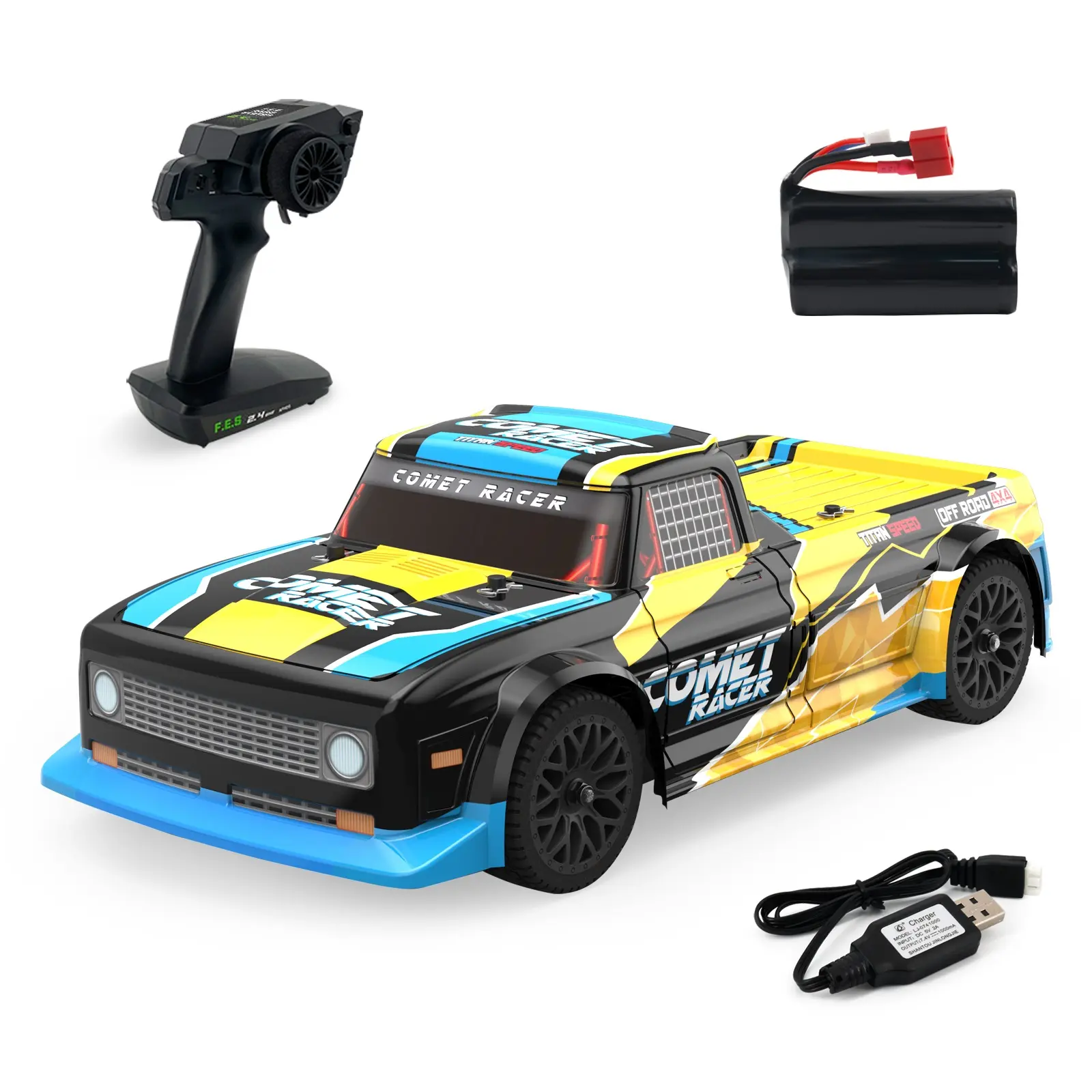 Xueren JJRC Q125 1/10 RC Monster Truck 48km/h High Speed remote control car high speed Vehicle Models Toy Amazon Hot