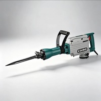Marteau de démolition industriel 1800W SDS Max, brise-roche électrique avec poignée en D en aluminium, marteau perforateur à percussion filaire pour béton