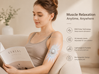 Masseur à impulsions TENS EMS, mini stimulateur musculaire électrique, appareil de massage portable pour soulager la douleur au cou et au corps
