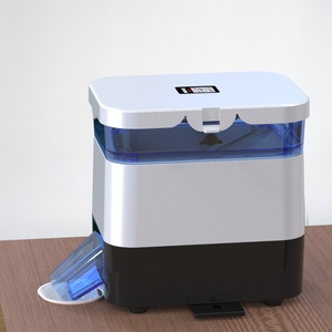 EV615CS pemberi makan ikan akuarium tenaga surya waktu kecil Ramah Lingkungan Kolam Remote Control terbuat dari plastik - Product Image 6