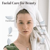 Outil de massage facial et corporel en pierre naturelle de jade Gua Sha avec rajeunissement de la peau pour les yeux, le menton et le front