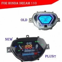 Speedometer Odometer Digital LCD Layar Dashboard Motor TEM Terbaru untuk Dream 110 EX5 dengan Garansi 12 Bulan