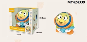 Vendita calda giocattoli per bambini che imparano Animal Cartoon Animal Little Turtle Music Hand Drumming Pull Line per bambini auto - Product Image 5