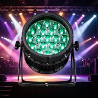 Projecteur LED PAR Zoom IP65 19x12W RGBW 4-en-1 DMX pour éclairage de scène