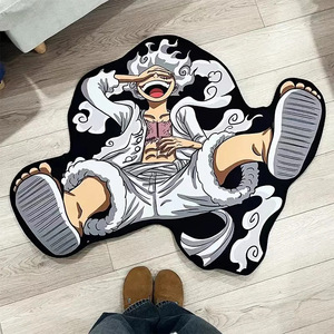 Tappeto Personalizzato One Piece Anime, Tappetino Luffy Antiscivolo Morbido in Poliestere Stampato per <span class=keywords><strong>Camera</strong></span> da Letto e Sala Giochi - Product Image 1