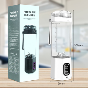 Prepara Jugos Profesionales en Cualquier Lugar <span class=keywords><strong>con</strong></span> esta Licuadora de 700 ml Libre de BPA, <span class=keywords><strong>con</strong></span> Batería de 6000 mAh para una Potente Licuación Inalámbrica en Cualquier Lugar - Product Image 4