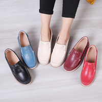Chaussures à enfiler à talon épais pour augmenter la taille des femmes