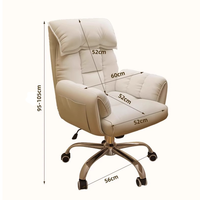 Chaise haute pivotante pour ordinateur de direction en tissu de technologie de bureau de conception de dos ergonomique de haute qualité pour joueur