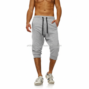 Pantalones Cortos Deportivos de Cintura Alta Personalizados, Pantalones Cortos de Gimnasio 3/4 para Correr y Hacer Ejercicio - Product Image 1