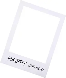30日40岁生日快乐派对相框照片道具生日DIY纸质相框道具用于生日派对用品